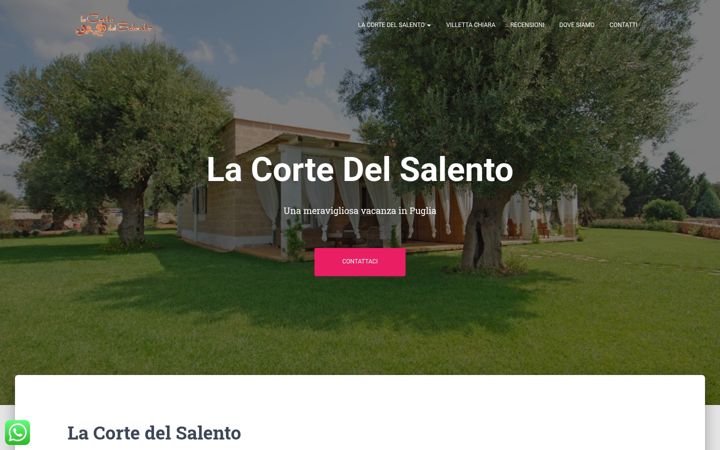 Screenshot of lacortedelsalento.it