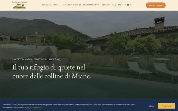 Screenshot of lacortedimarga.com
