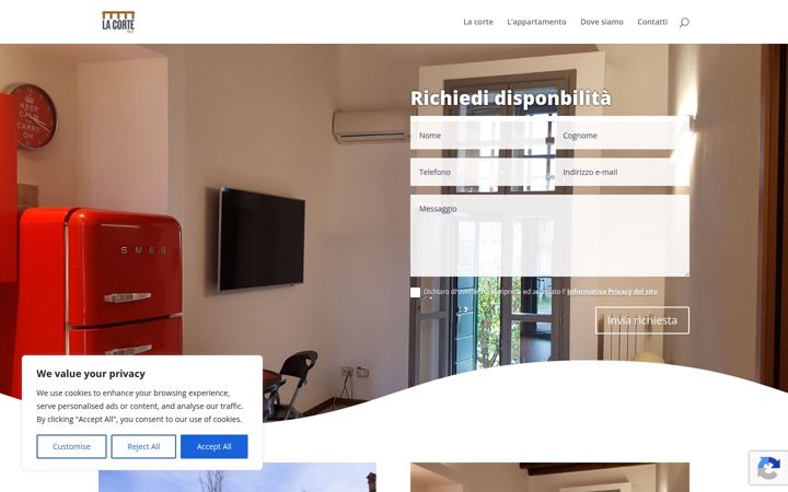 Screenshot of lacortedisettimo.com