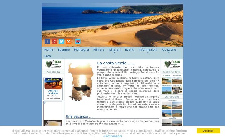Screenshot of lacostaverde.it