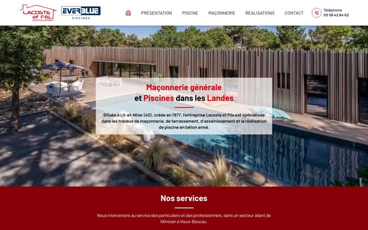Screenshot of lacoste-everblue.com