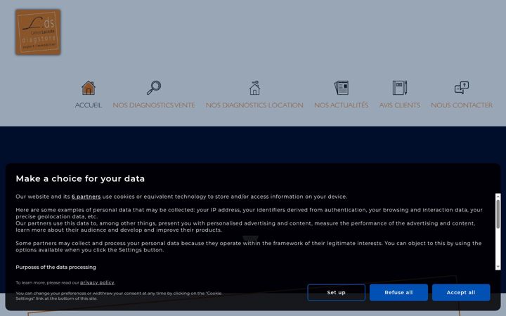 Screenshot of lacostediagstore.com