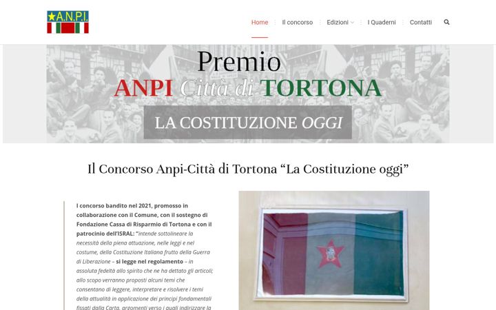 Screenshot of lacostituzioneoggi.it