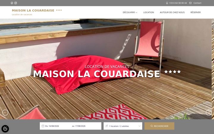 Screenshot of lacouardaise.fr