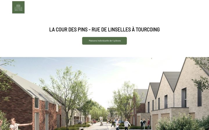 Screenshot of lacourdespins-tourcoing.fr