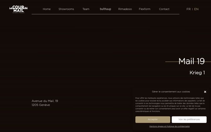 Screenshot of lacourdumail.ch