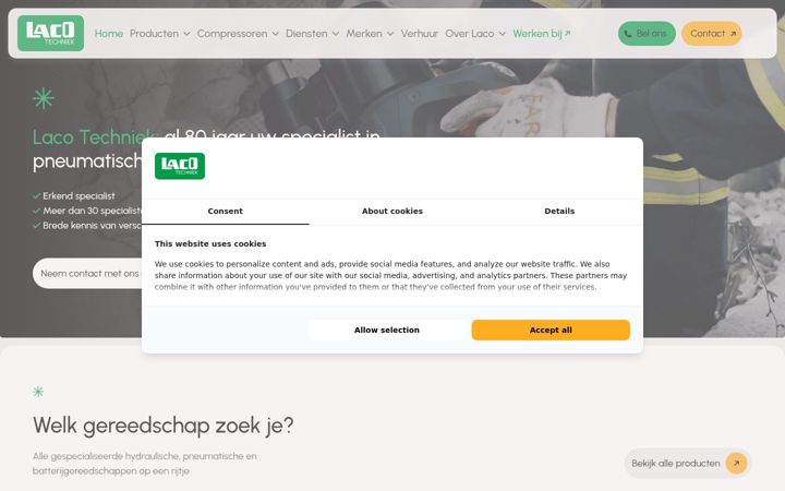 Ekraanipilt saidist lacozaandam.com