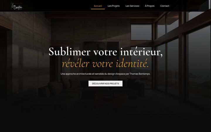 Screenshot of lacreationdesign.com