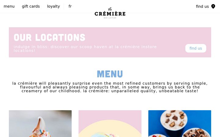 Screenshot of lacremiere.com