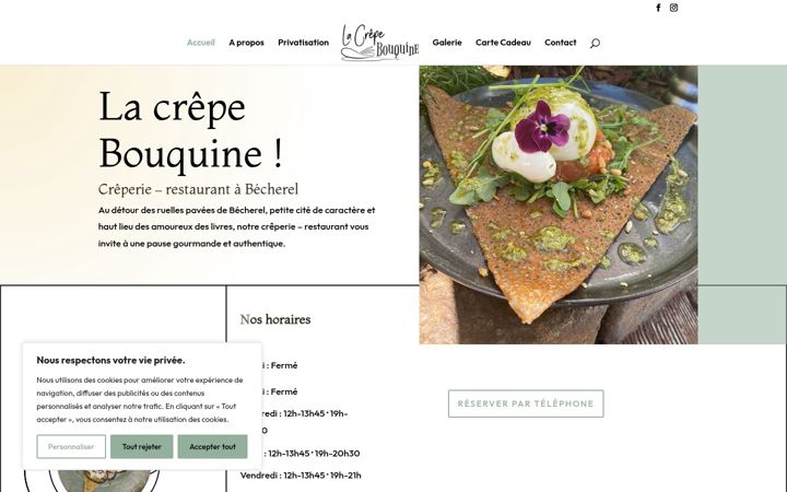 Screenshot of lacrepe-bouquine.fr