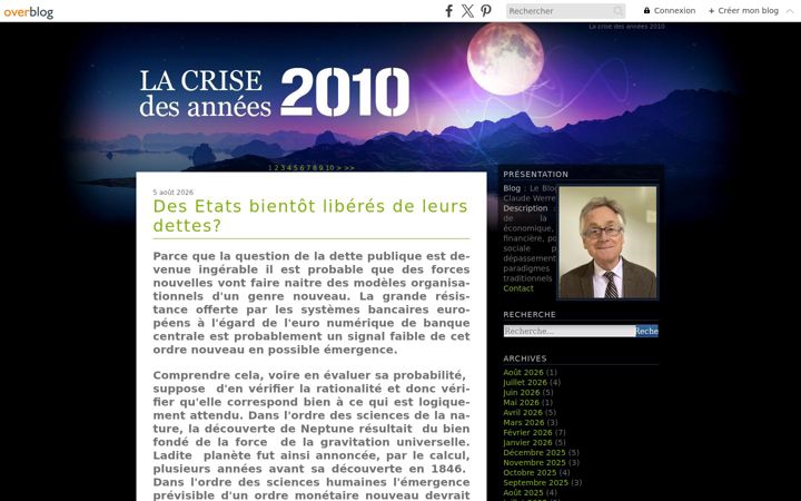 Screenshot of lacrisedesannees2010.com