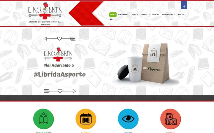 Screenshot of lacrobata.it
