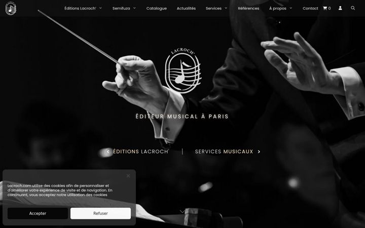 Screenshot of lacroch.com