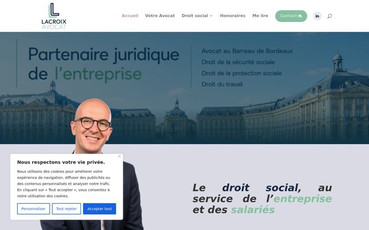 Screenshot of lacroix-avocat.fr