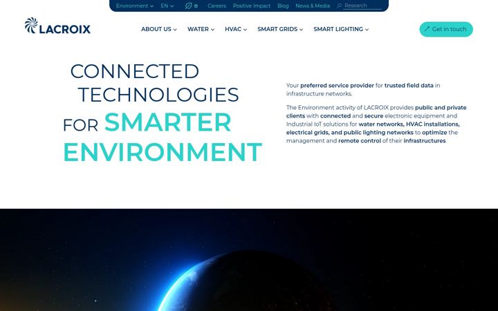 Screenshot of lacroix-environment.com