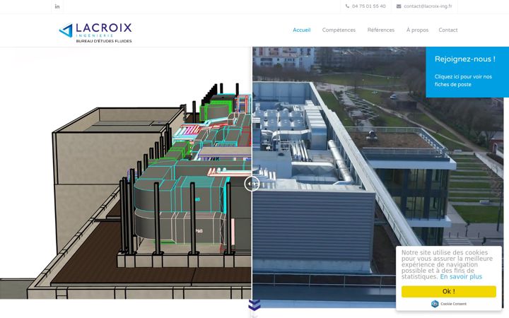 Screenshot of lacroix-ing.fr