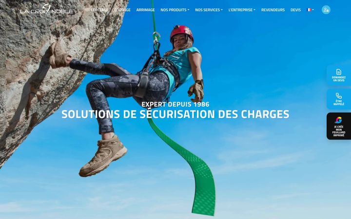 Screenshot of lacroixnoble.fr