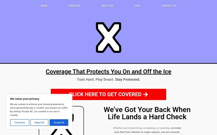 Screenshot of lacrosseinsurance.ca