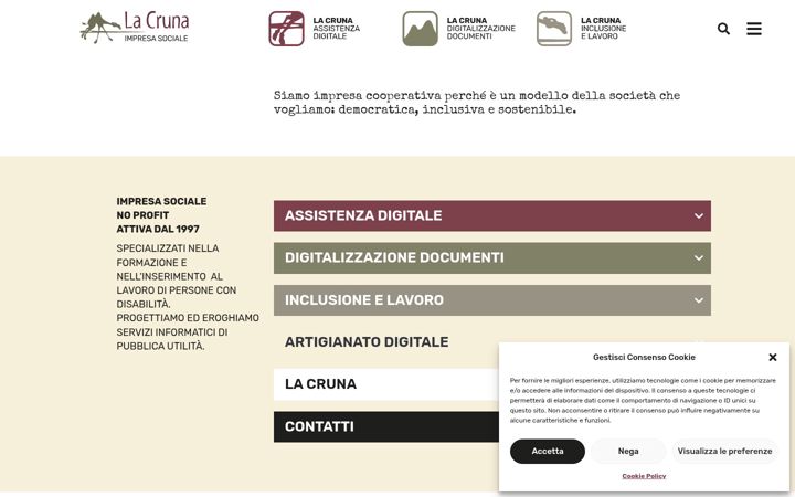 Screenshot of lacruna.com