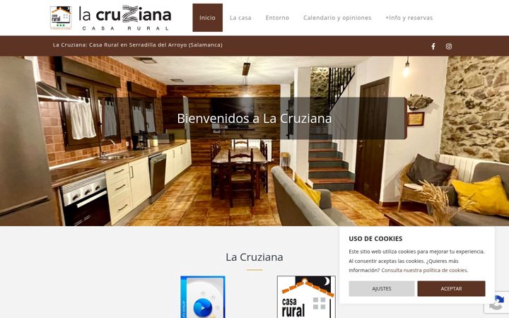 Screenshot of lacruziana.es