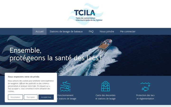 Screenshot of lacsensante.com