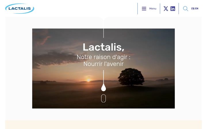Screenshot of lactalis.com
