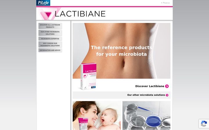 Screenshot of lactibiane.com