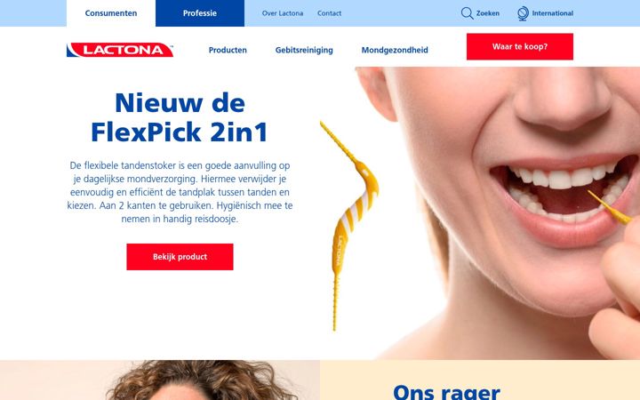 Screenshot of lactona.nl