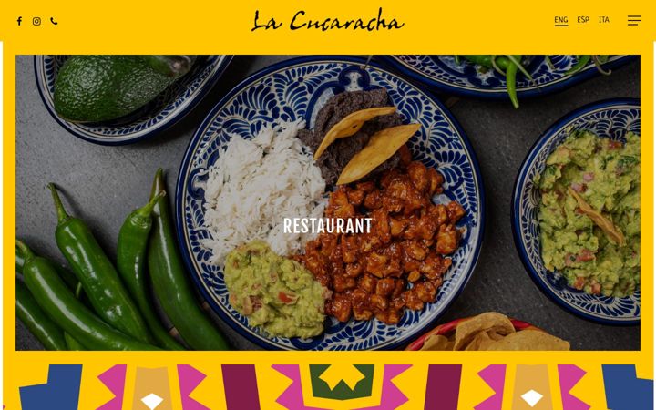 Screenshot of lacucaracha.it