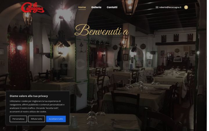 Screenshot of lacuccagna.it