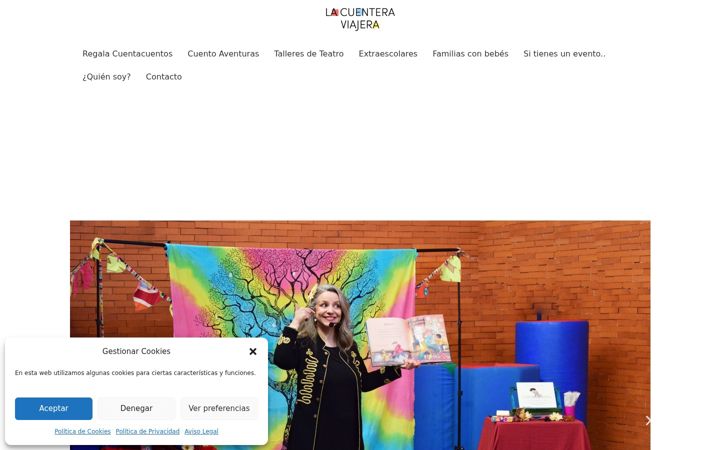 Screenshot of lacuenteraviajera.com