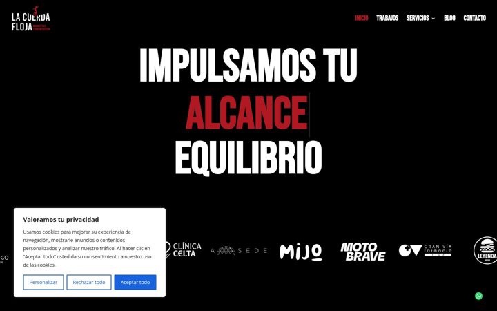 Screenshot of lacuerdafloja.es