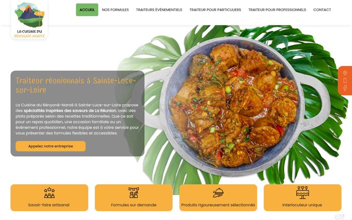 Screenshot of lacuisine-renyone-nante.fr