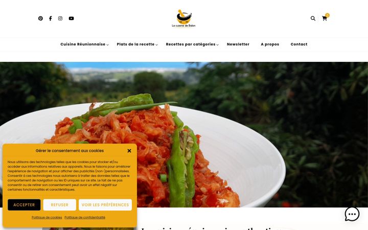 Screenshot of lacuisinedebalon.fr