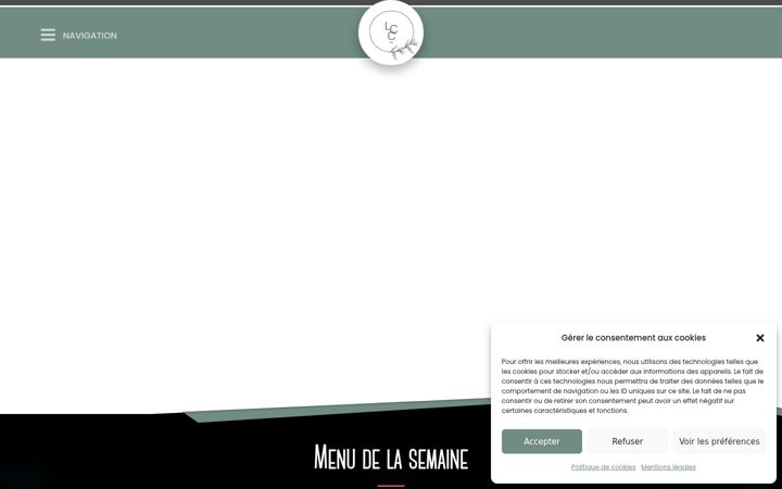 Screenshot of lacuisinedecris.fr