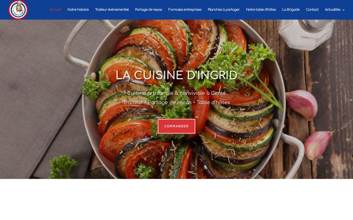Screenshot of lacuisinedingrid.fr