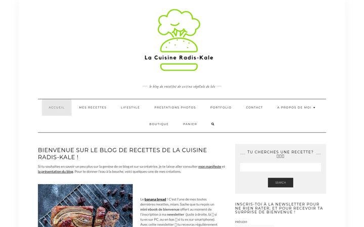 Screenshot of lacuisineradiskale.com