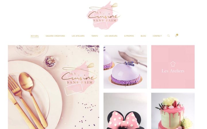 Screenshot of lacuisinesansfaim.com