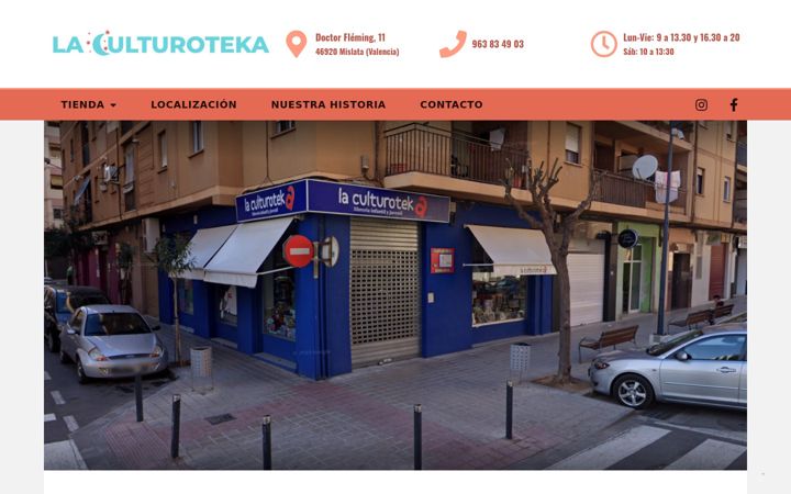 Screenshot of laculturoteka.com