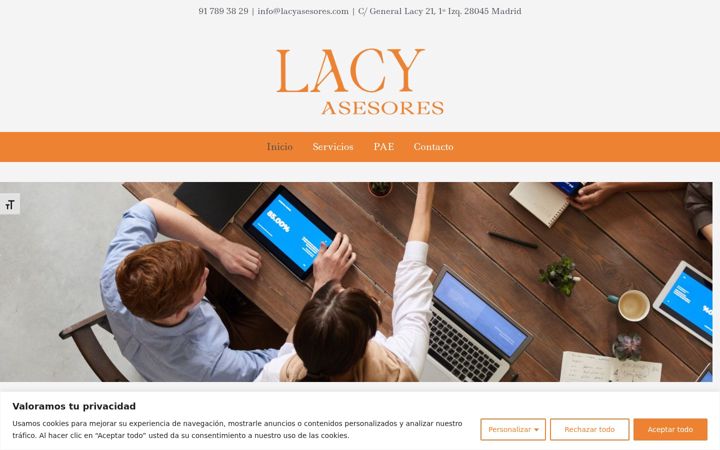 Screenshot of lacyasesores.com
