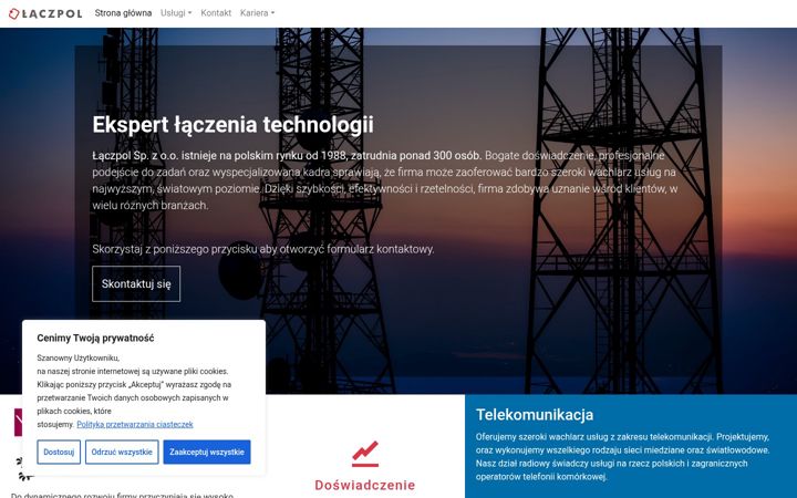 Screenshot of laczpol.pl