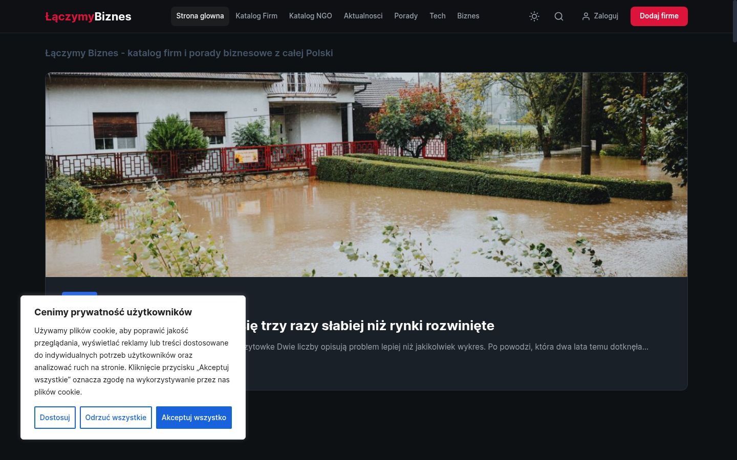 Snímka obrazovky banera súhlasu zobrazeného pred akoukoľvek interakciou