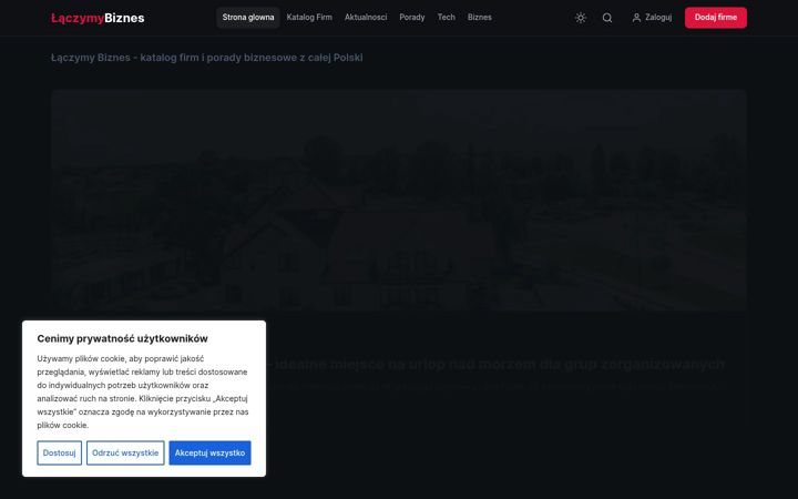 Screenshot of laczymybiznes.pl