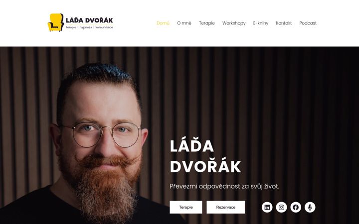 Screenshot of ladadvorak.cz