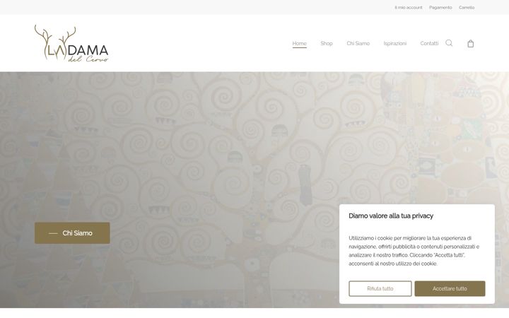 Screenshot of ladamadelcervo.com