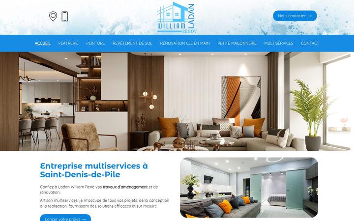 Screenshot of ladan-renov.fr