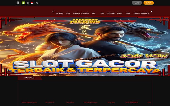 Screenshot of ladang77.com