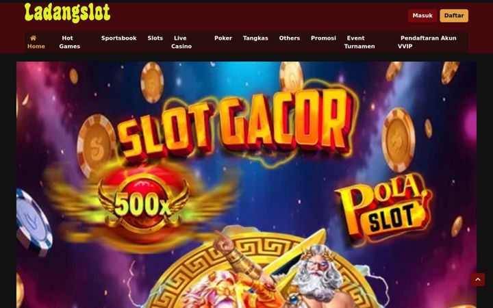 Screenshot of ladangslots.com