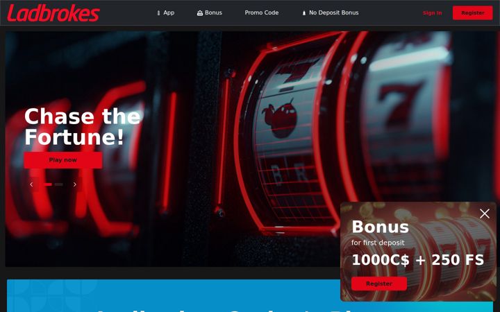 Screenshot of ladbrokescasino.io