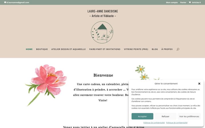 Screenshot of ladcsn-artistevideaste.com